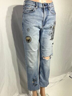 Arizona Highest Rise Vintage Straight Jeans Womens Denim